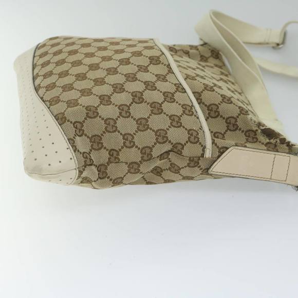 GUCCI GG Canvas Shoulder Bag Beige 145857 Auth 61246 - Picture 3 of 16